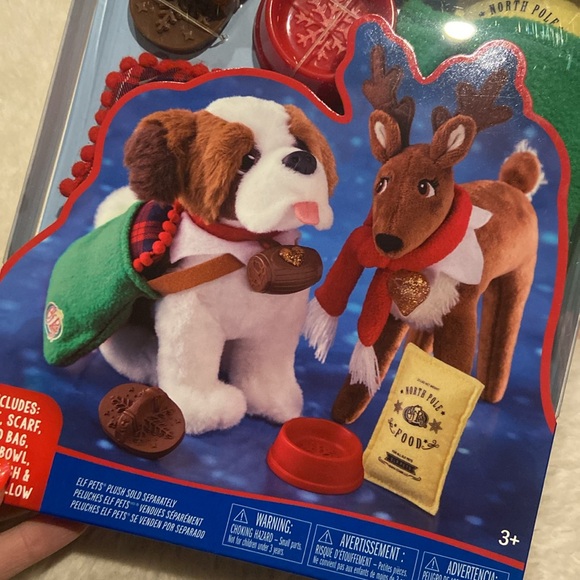 Elf on The Shelf Claus Good Tidings Toy Tote & Scarf plush accessories gift - Picture 8 of 11